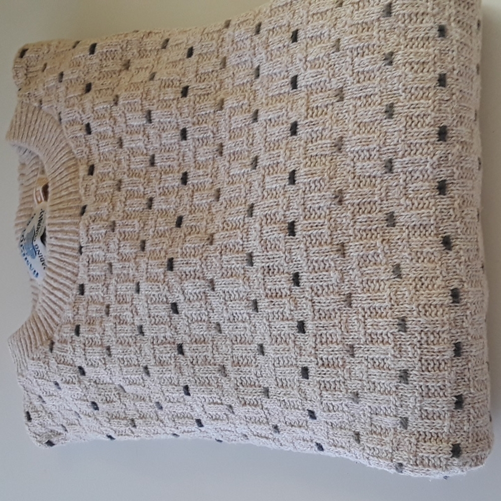 Men's Hampton Bay sweater Beige Size XL